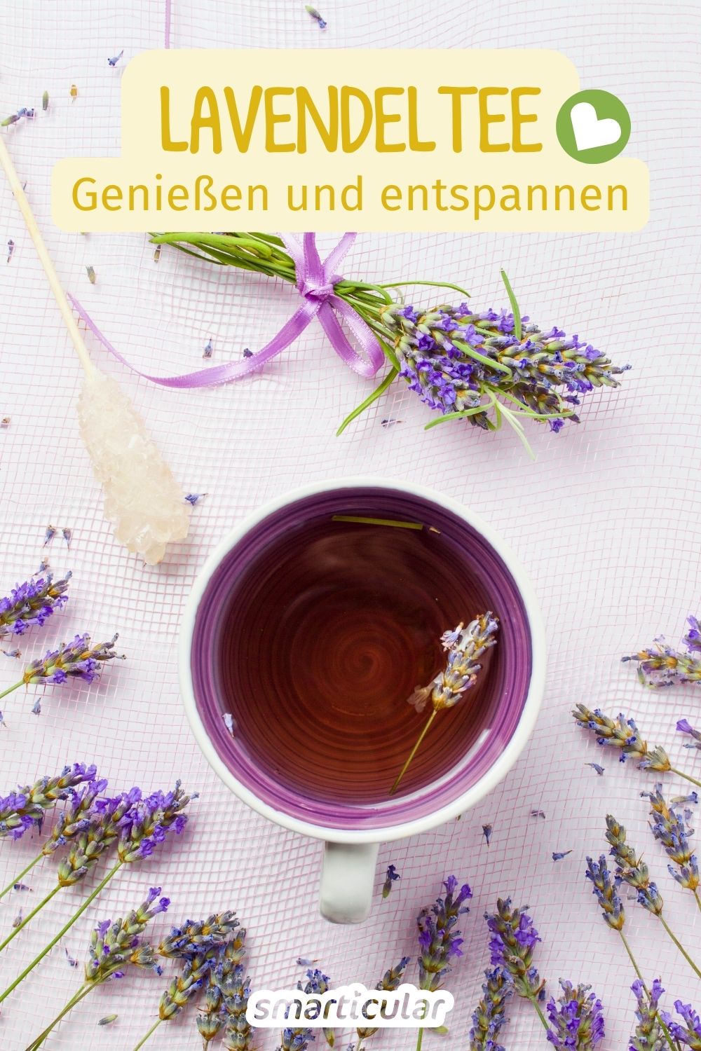Lavendeltee ist ein bewährtes Hausmittel bei Stress und Schlafproblemen. Erfahre, wie du das wohltuende Getränk zubereitest und anwendest.