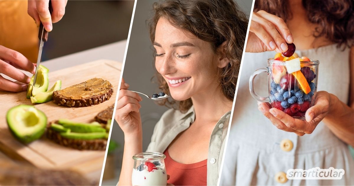 Ständiges Snacken belastet den Körper. Erfahre, warum Essenspausen wichtig sind und wie du gesunde Zwischenmahlzeiten selber machst.