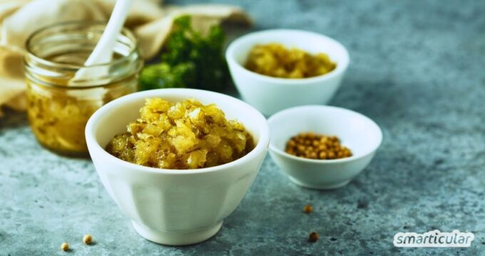 Mit diesem Rezept gelingt ein würzig-süßes Gurken-Relish zur Ernteverwertung schnell und schmeckt fantastisch.