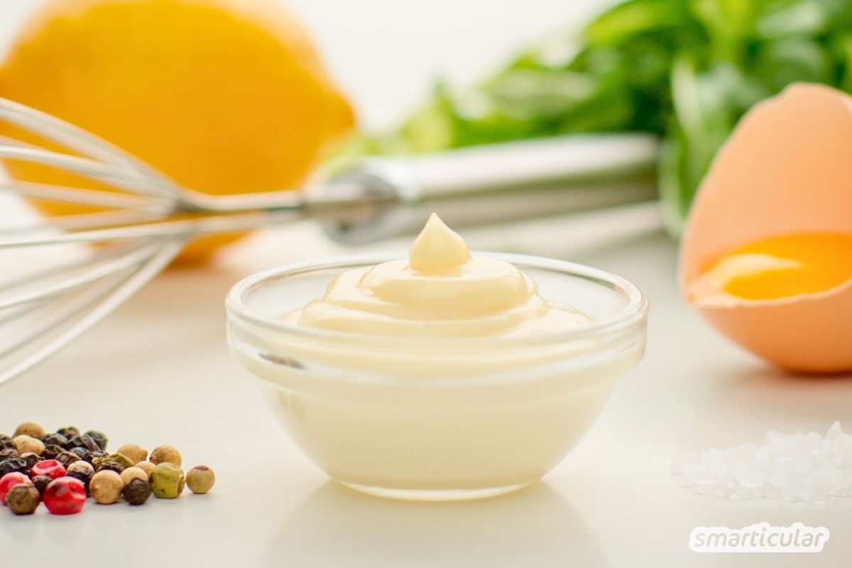 Rezept f&uuml;r schnelle Mayonnaise (Blitz-Mayo)