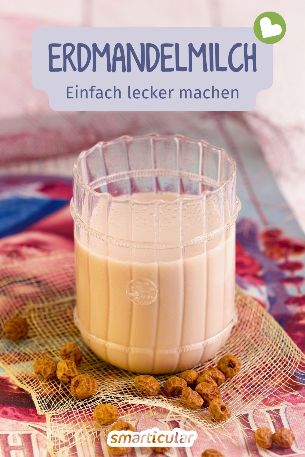 Erdmandelmilch selber machen: Mit diesem Rezept stellst du die spanische Horchata de chufa ganz leicht selbst her - aus zwei Zutaten.