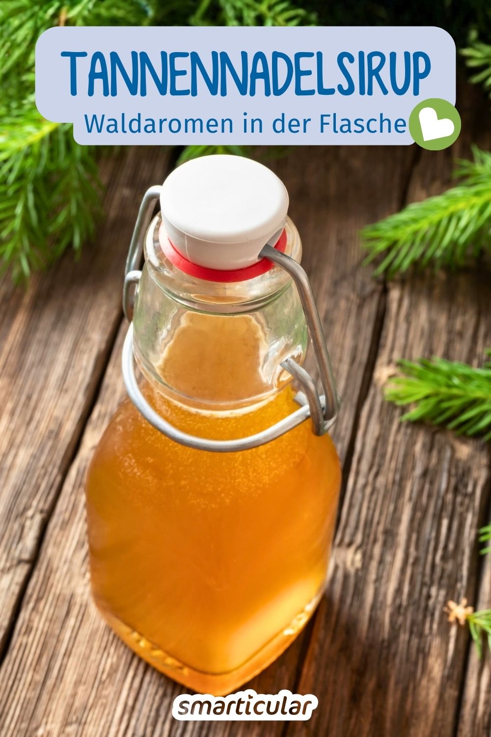 Mach mehr aus deinem Bio-Weihnachtsbaum! Mit diesem einfachen Rezept lässt sich ein aromatischer Tannennadelsirup einkochen.