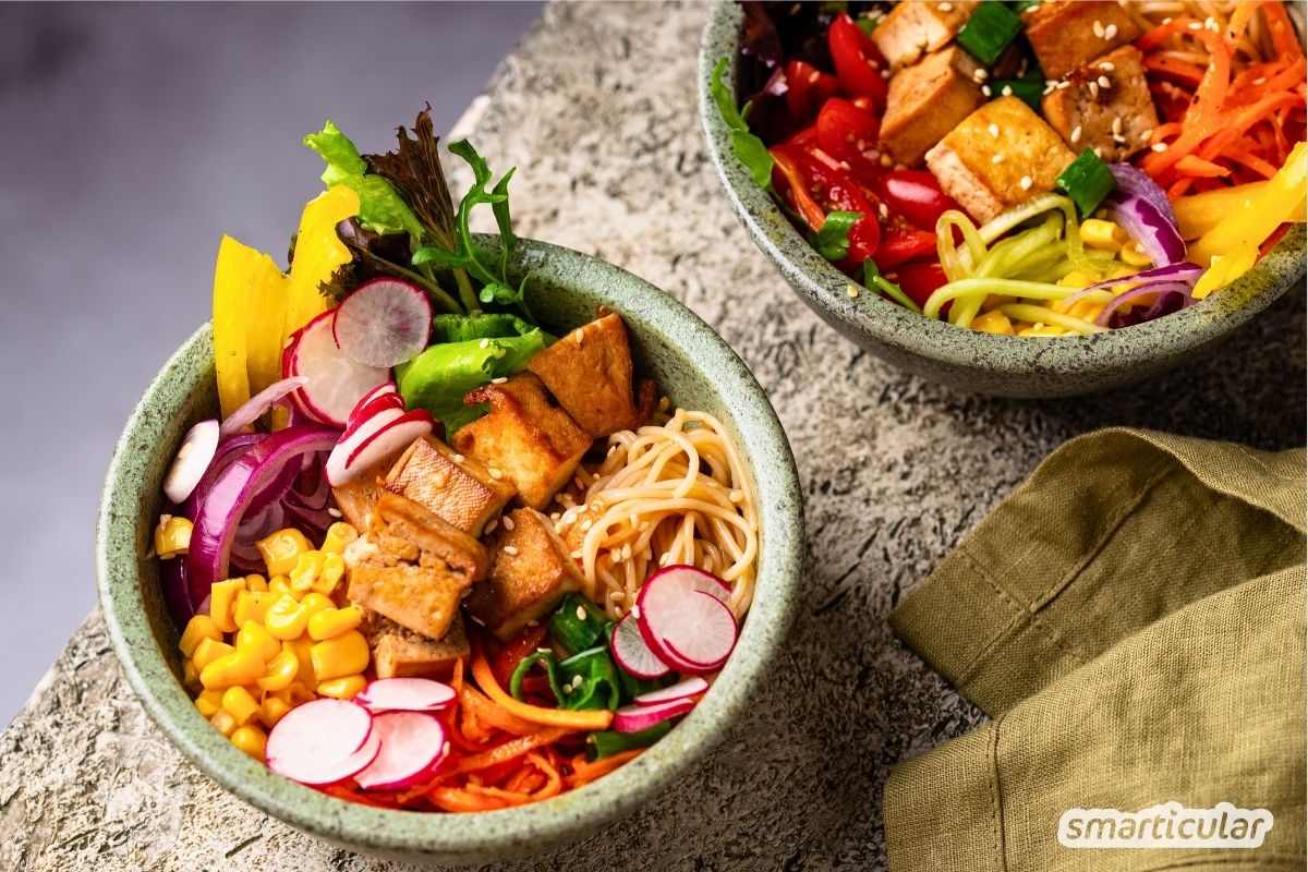 Rezept f&uuml;r eine vegane Poke Bowl