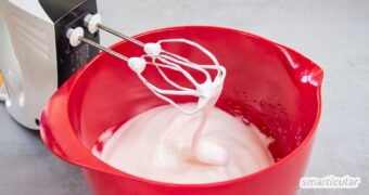 Leinsamen-Eischnee ist die geschmacksneutrale, regionale Alternative zu Eischnee und Aquafaba – so gelingt ein stabiler veganer Schaum.