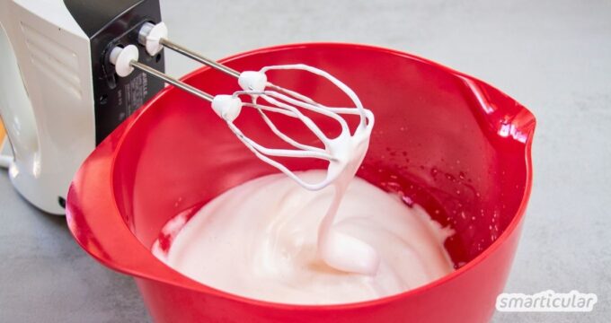 Leinsamen-Eischnee ist die geschmacksneutrale, regionale Alternative zu Eischnee und Aquafaba – so gelingt ein stabiler veganer Schaum.