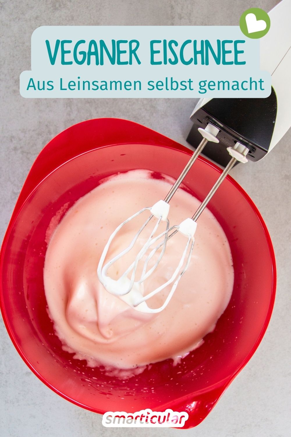 Leinsamen-Eischnee ist die geschmacksneutrale, regionale Alternative zu Eischnee und Aquafaba – so gelingt ein stabiler veganer Schaum.