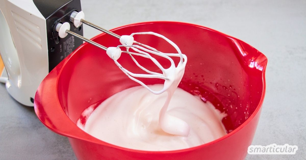 Leinsamen-Eischnee ist die geschmacksneutrale, regionale Alternative zu Eischnee und Aquafaba – so gelingt ein stabiler veganer Schaum.